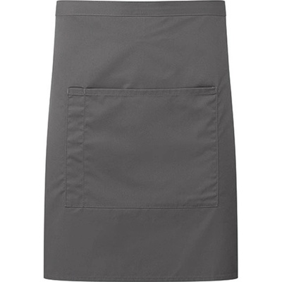 Premier Workwear Gastro zástera PR141 Dark Grey Pantone 425C 70x50 cm