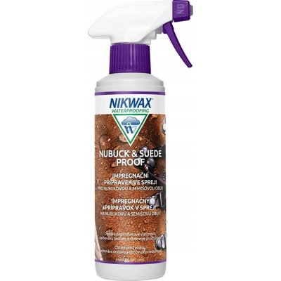Nikwax Impregnace na obuv nubuk a semiš, sprej 300 ml