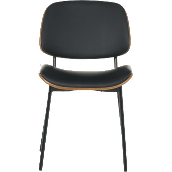 Bittel Посетителски стол Carmen 1180 - орех-черен (3520990)