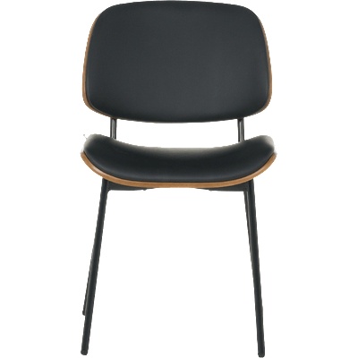 Bittel Посетителски стол Carmen 1180 - орех-черен (3520990)