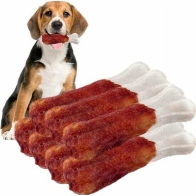 Maced LISOVANÁ PSA KOST S KAČNOU 12 cm BÍLÁ LISOVANÁ KOST S KACHNOU 500 g