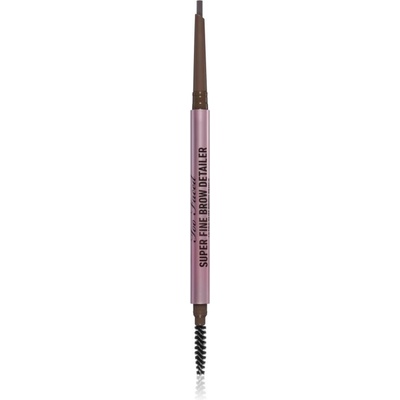 Too Faced Super Fine Brow Detailer Eyebrow Pencil dlhotrvajúca ceruzka na obočie Dark Brown 0,08 g