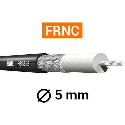 Klotz RG058-HB - Koax-kábel 50 Ohm FRNC 100m