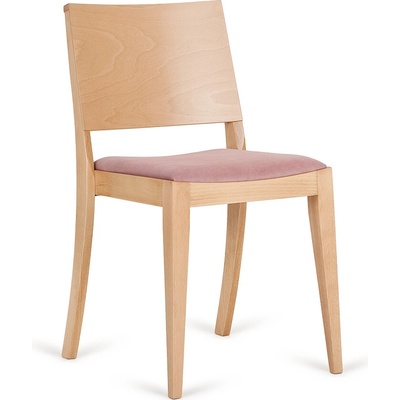 Paged Classic A-9448 Seat Uph Back Wood buk morený / látka kat. 1