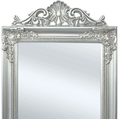 vidaXL Marketos barokní styl 160 x 40 cm stříbrné