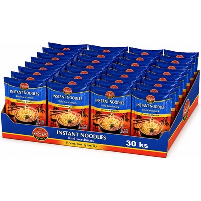 Asia Gold Instantní nudle hovězí 30 x 60 g
