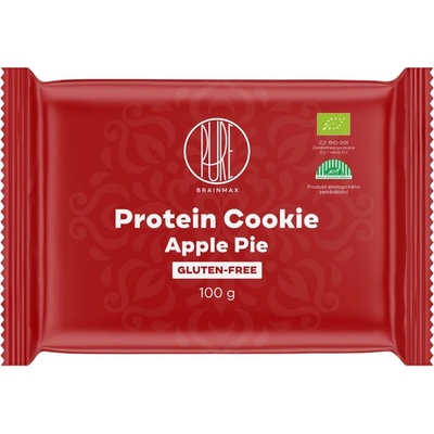 BrainMax Pure Protein Cookie Apple Pie Jablčný koláč BIO 100 g