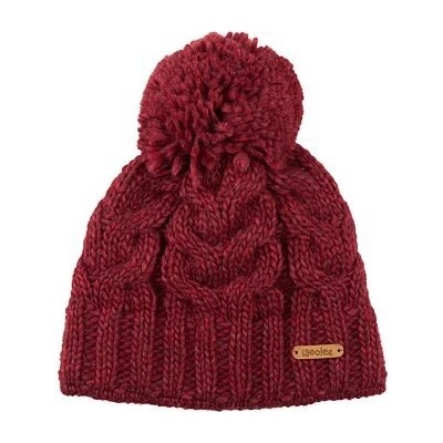 Vlnka Vlněná čepice s vlnou alpaka s podšívkou Gunia červená