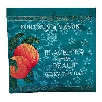 FORTNUM & MASON černý čaj S BROSKVÍ 1 hedvábná pyramida