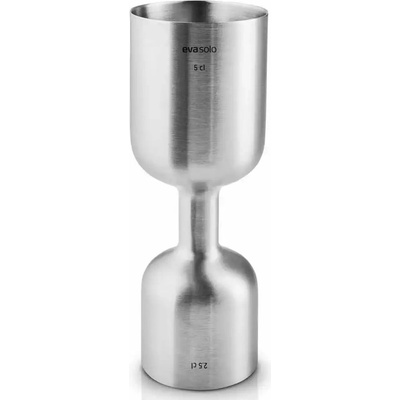 Eva Solo Мерителна чаша за алкохол LIQUID LOUNGE, 25/50 мл, сребро, неръждаема стомана, Eva Solo (ES822017)