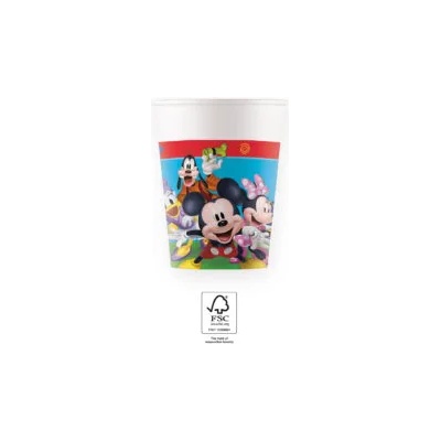 Procos Хартиени чаши - Mickey Mouse Rock 200 мл 8 бр