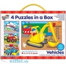 Puzzle Galt 4v1 dopravné prostriedky