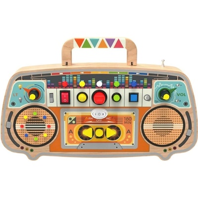 2 Kids Toys Activity board Dřevěné FM rádio