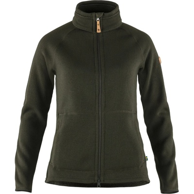 Fjällräven Дамско поларено яке Fjällräven Women's Övik Fleece Zip Sweater Fleece jacket - Deep Forest - размер XS (105-2814-0312)