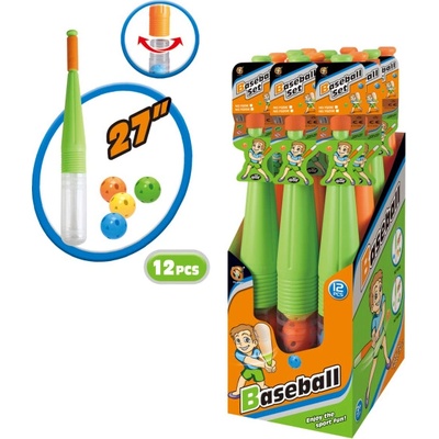 Baseballová sada s loptičkami 69 cm 2 druhy