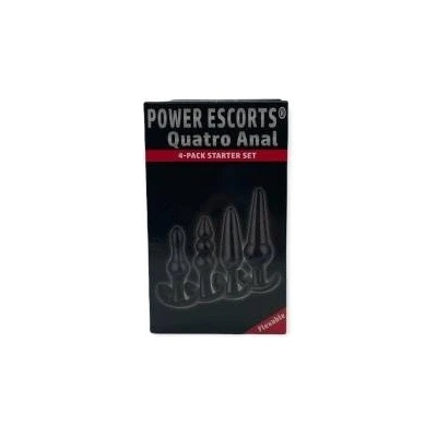 Boss of Toys Anal Plug Set Silicone Plugs Black