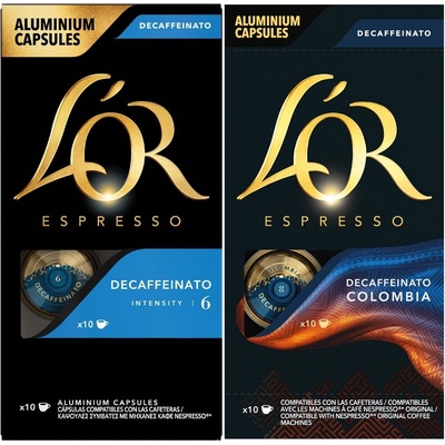 L'OR Espresso Decaffeinato&Colombia kávové kapsle 2 x 10 ks