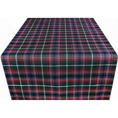 Mondo Italia Vianočný behúň zelené Karó s lurexom 40x120 cm