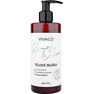 Vivaco Rozmarín & Zázvor telové mlieko 300 ml