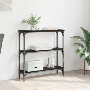 vidaXL Конзолна маса Черния дъб 75 x 22, 5 x 75 см Инженерна дървесина (882198)