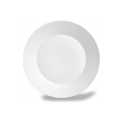 Thun 1794 karlovarský porcelán Lea talíř mělký bílý nedekorovaný 27 cm