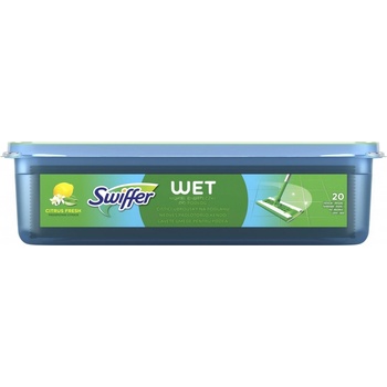 Swiffer Wet Citrus Fresh náhradné vlhčené obrúsky na podlahu 20 ks