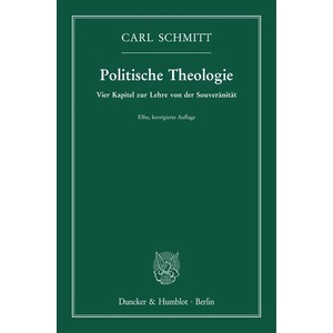 Politische Theologie. | Carl Schmitt (ISBN: 9783428182596)