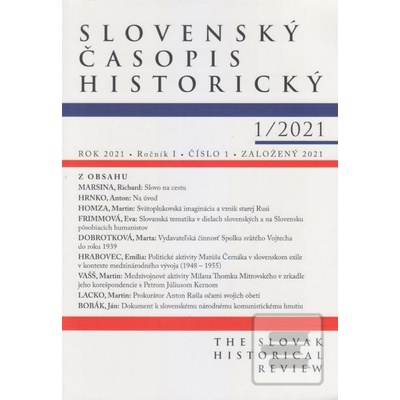 Slovenský časopis historický 1/2021