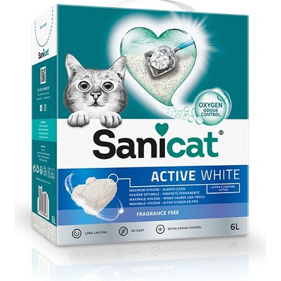 Sanicat Active White Ultra podstielka 6 l