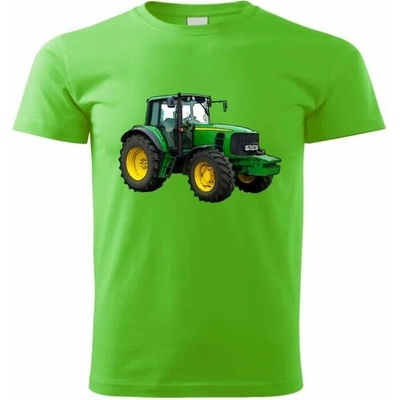 Moon River John Deere 6930 dětské tričko s traktorem zelené