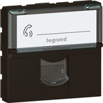 Legrand Розетка RJ45 cat. 6A STP 2 мод. цвят Черен Mosaic - 079176L (079176L)
