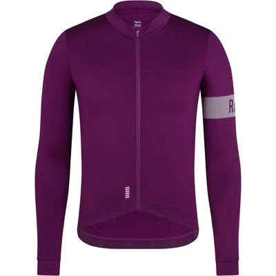 Rapha Pro Team Long Sleeve Midweight Jersey II deep magenta/white pánsky