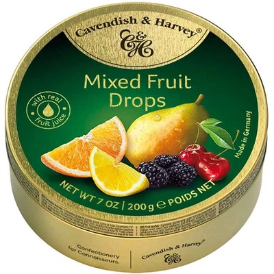 Mixed Fruit drops plech 200 g
