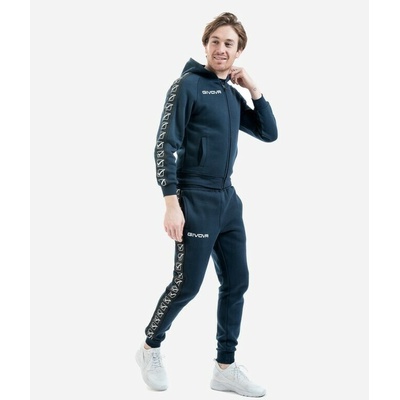 Felpa Full Zip Band modrá