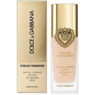 Dolce & Gabbana Flawless Everlast Foundation intenzivně krycí make-up s dlouhotrvajícím efektem SPF20 07N light 27 ml