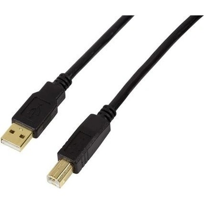 Logilink UA0264 USB 2.0 typu A-B, 10m, černý
