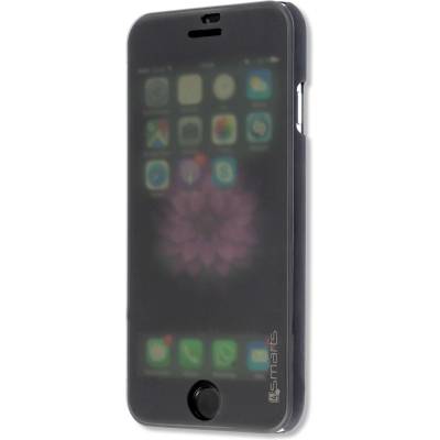 4smarts Kyoto Always-On Book - калъф през който виждате информация от дисплея за iPhone 8, iPhone 7 (черен)