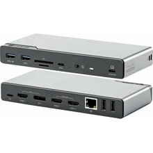 Alogic 14-in-1 USB-C PD DV4 Quad Display Docking Station Space Gray DUCDV4