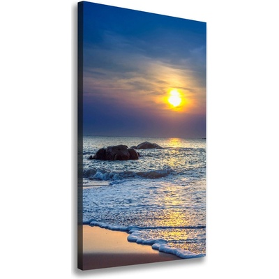 Vertikálny foto obraz na plátne Západ slnka pláž 50x100 cm