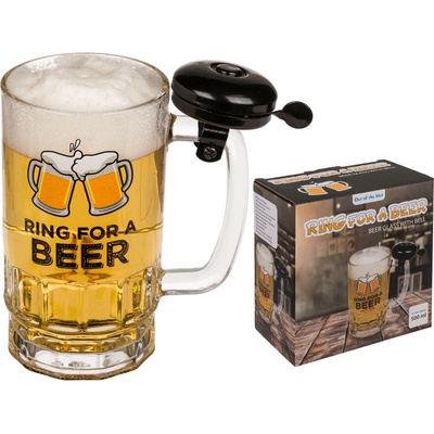 GiftyCity Sklenice na pivo se zvonkem 500 ml