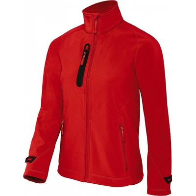 B&C Soft Shell X-Lite Softshell women Jacket tmavo červená