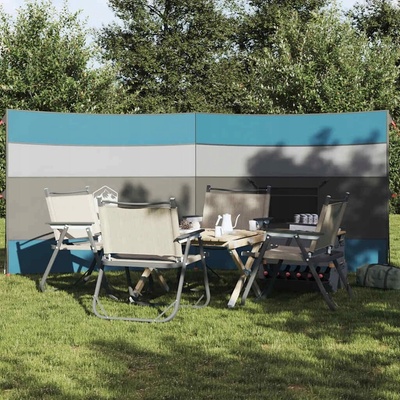 vidaXL paraván 4009658 modrý 340 cm x 1 m x 1 cm