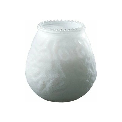 SAHM Sviečka 100x100mm sklo VENEZIA WHITE - 6ks / bal 100025284
