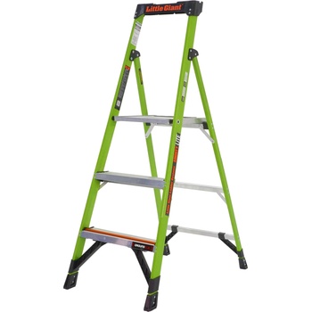 Little Giant Ladder Стълба с платформа от фибростъкло Little Giant MightyLite 3 стъпала (15365EN-001)