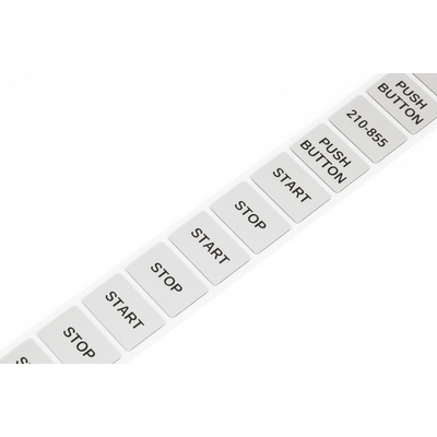WAGO štítek 210-855 bez potisku 27x18mm 350 štítků na cívce