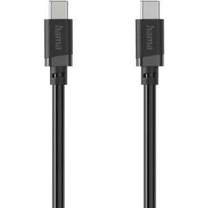 Hama Кабел USB-C мъжко- USB-C мъжко, 60 W, 1 m, черен (HAMA-201806) - megamag
