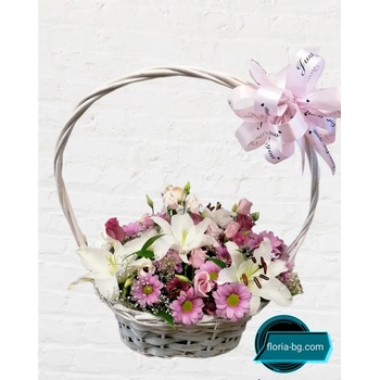 Image 1 of КОШНИЦА ЛИЛИУМ ЛИЗИАНТУС МИКС