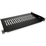 Roline 19" фиксиран рафт за сървърен шакф, 485 x 250 мм, Черен, VALUE 26.99. 0401 (26.99.0401)