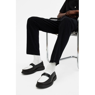 AllSaints Кожени мокасини AllSaints Gibbs Chain Loafer (M011FB)
