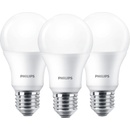 Philips LED žárovka E27 8W 2700K 230V A60 SET3ks P775490